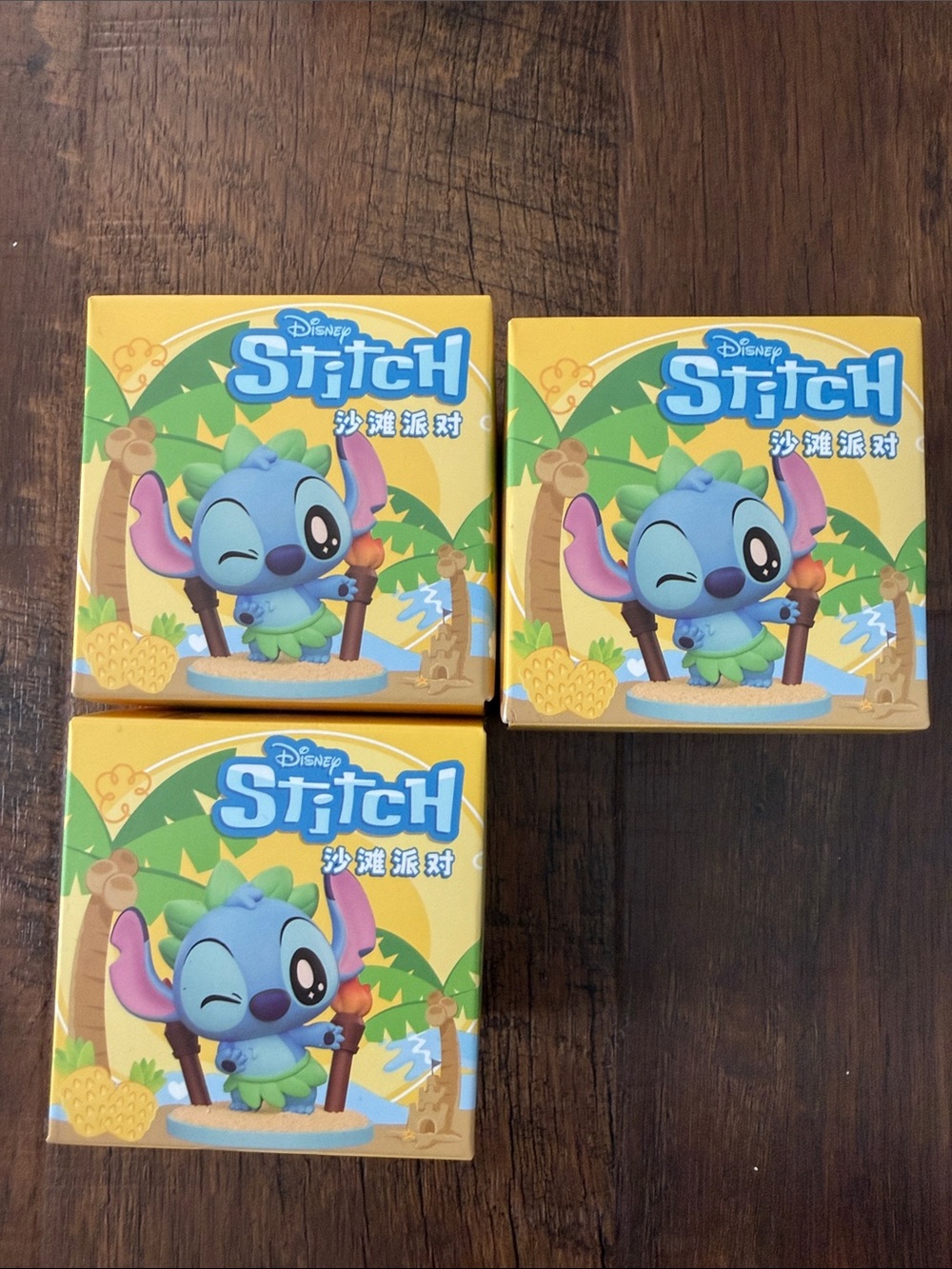 Disney Blue Stitch Collectible 3 pack